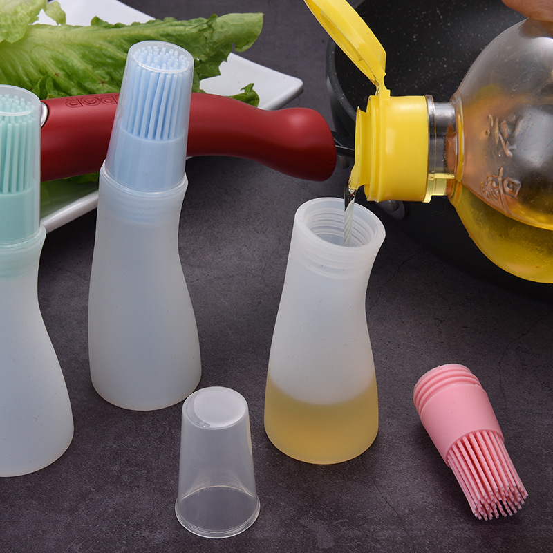 Dishwasher safe Heat Resistant BBQ Silicone Oil Brush, High Temperature Silicone Oil Bottle Brush Barbecue Baking Cake Brush