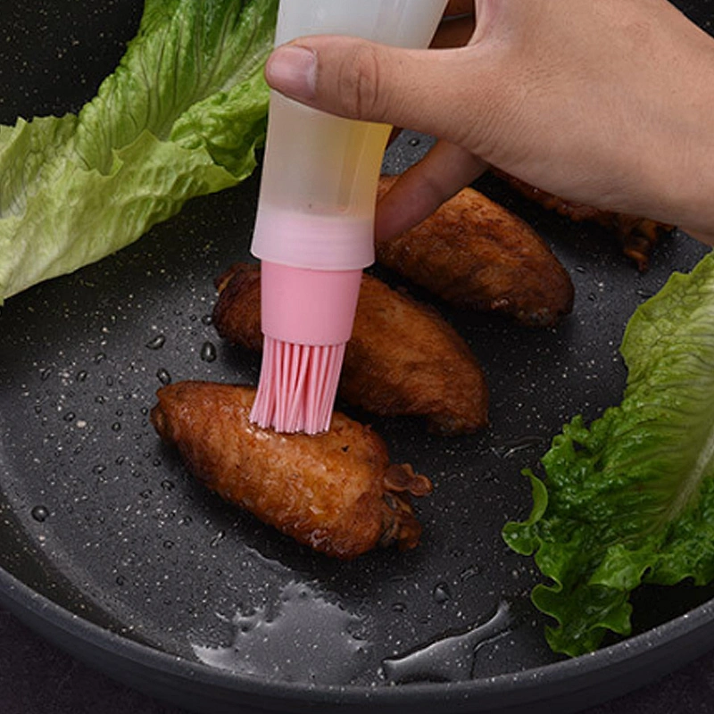 Dishwasher safe Heat Resistant BBQ Silicone Oil Brush, High Temperature Silicone Oil Bottle Brush Barbecue Baking Cake Brush