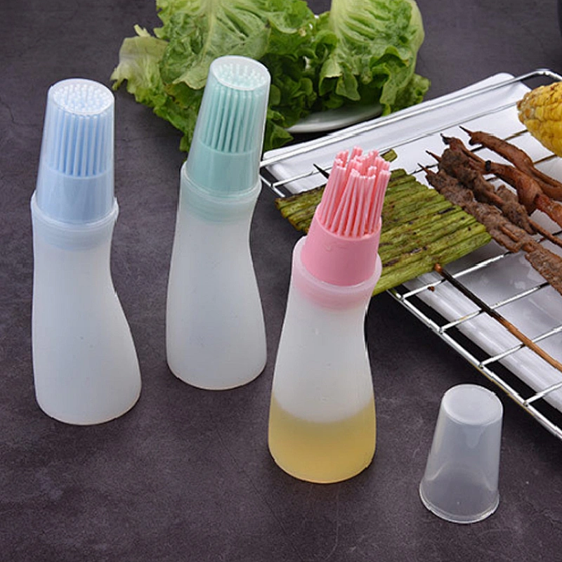 Dishwasher safe Heat Resistant BBQ Silicone Oil Brush, High Temperature Silicone Oil Bottle Brush Barbecue Baking Cake Brush